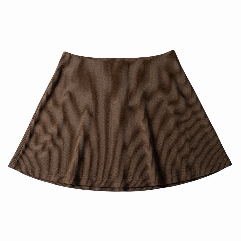 OGL Belted Mini Skirt With Shorts - Oliver‎ Coffee size 2XL New